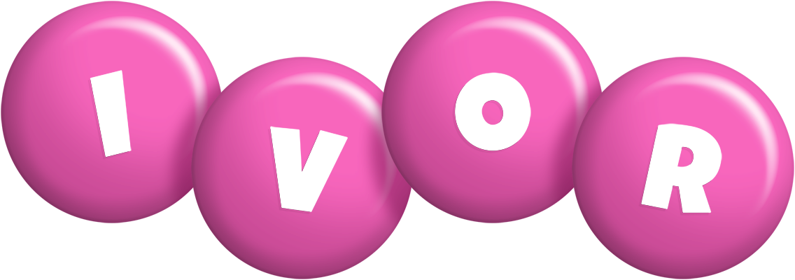 Ivor candy-pink logo