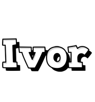 Ivor snowing logo