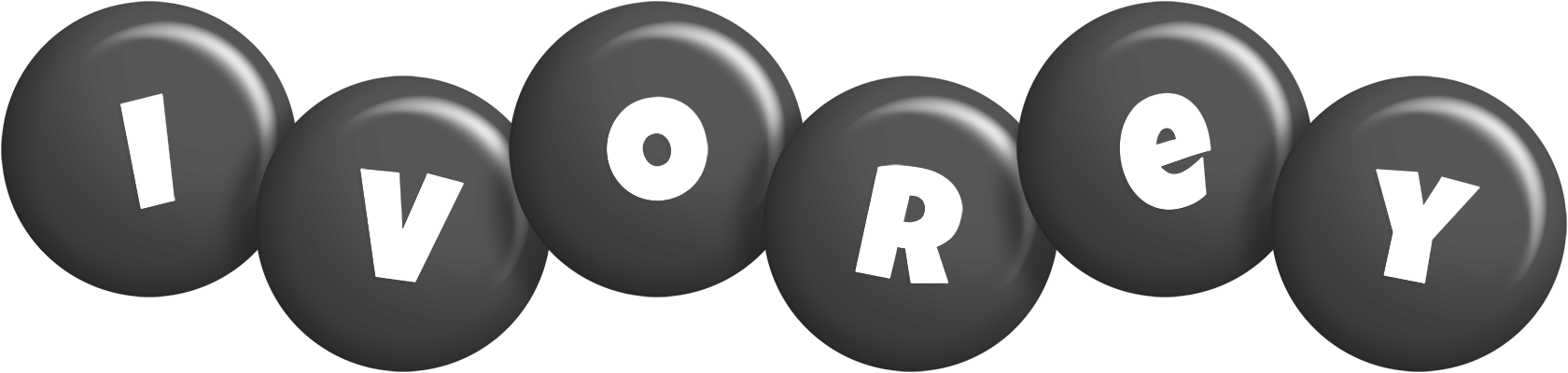 Ivorey candy-black logo