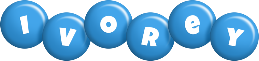 Ivorey candy-blue logo