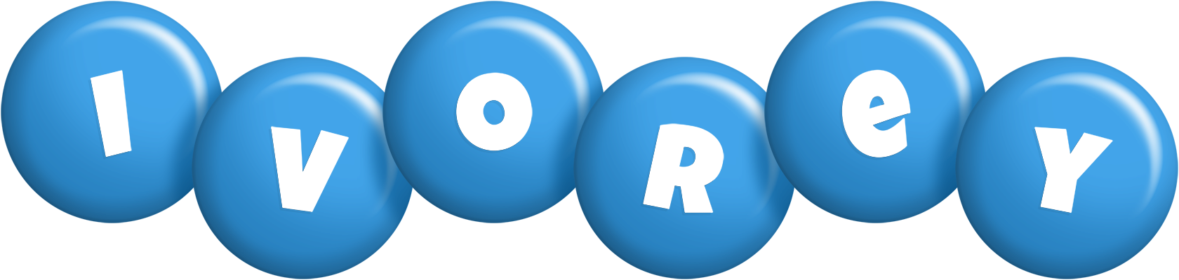 Ivorey candy-blue logo