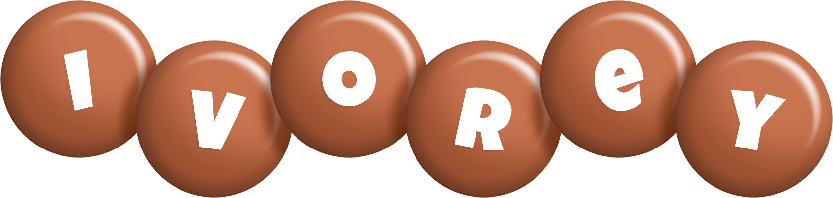 Ivorey candy-brown logo
