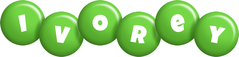 Ivorey candy-green logo