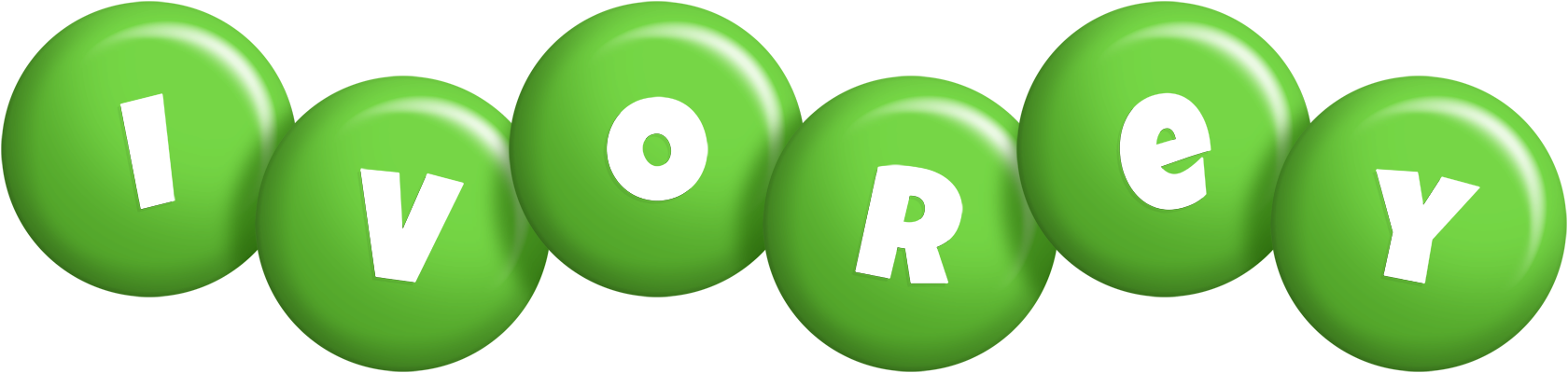 Ivorey candy-green logo