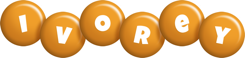 Ivorey candy-orange logo