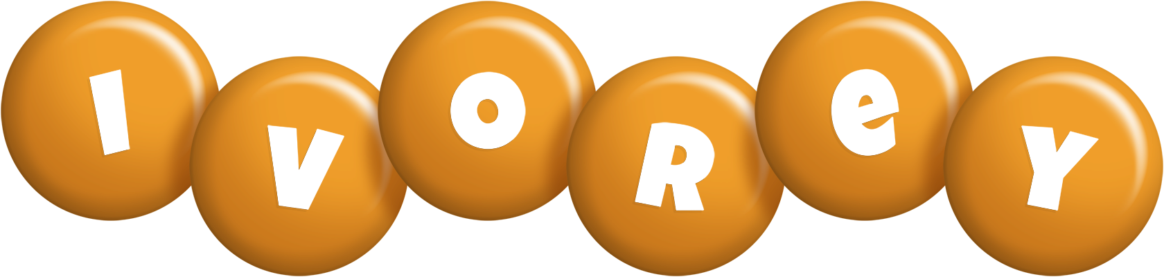 Ivorey candy-orange logo