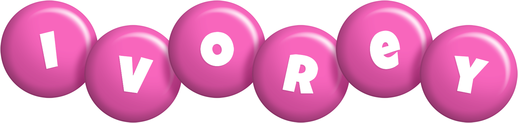 Ivorey candy-pink logo