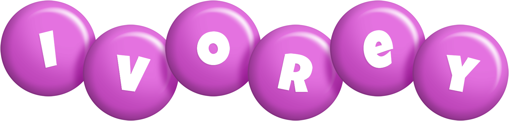 Ivorey candy-purple logo