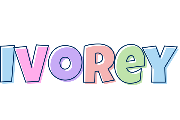 Ivorey pastel logo