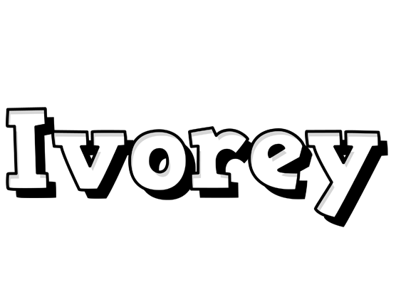 Ivorey snowing logo