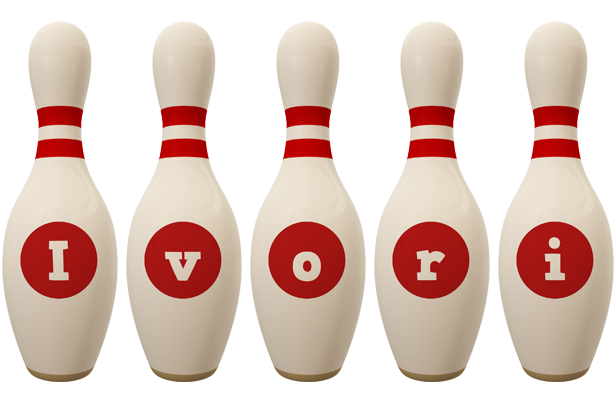 Ivori bowling-pin logo