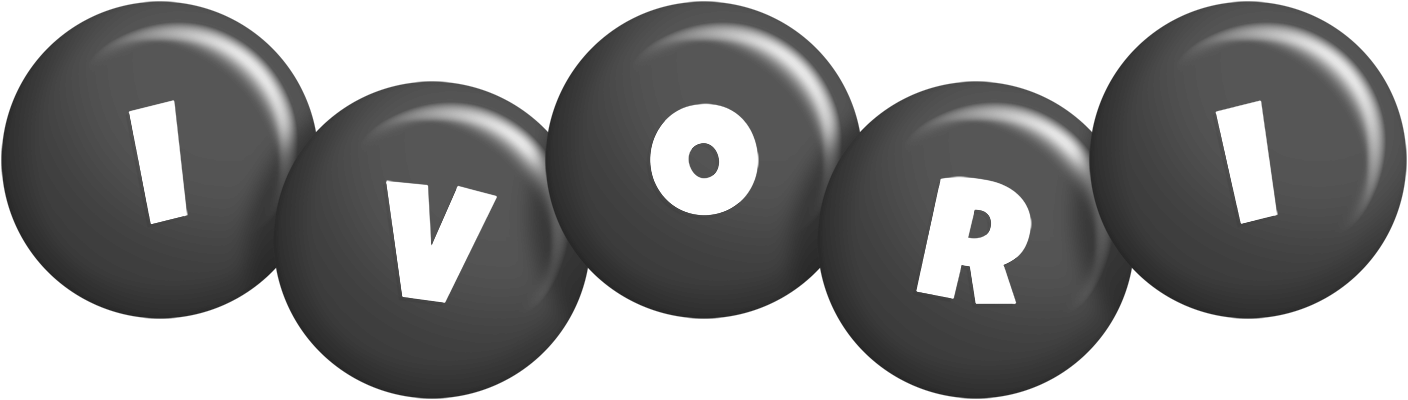 Ivori candy-black logo
