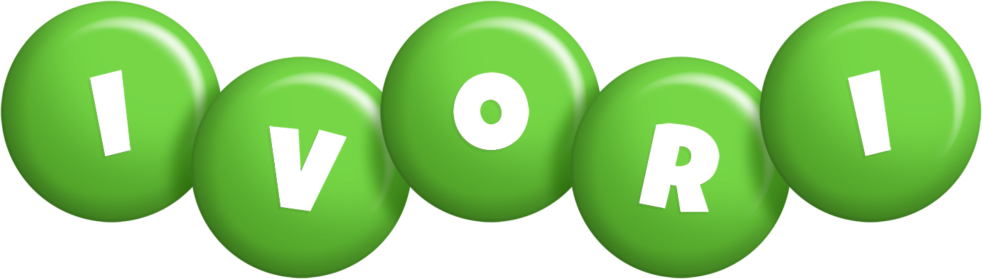 Ivori candy-green logo