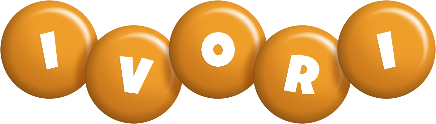Ivori candy-orange logo