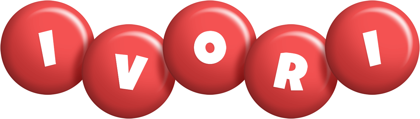 Ivori candy-red logo