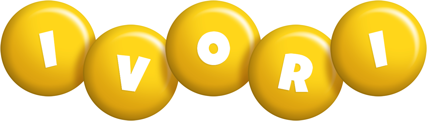Ivori candy-yellow logo