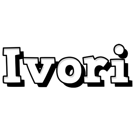 Ivori snowing logo