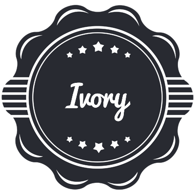 Ivory badge logo