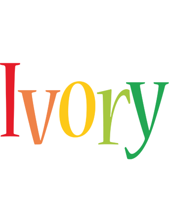 Ivory birthday logo