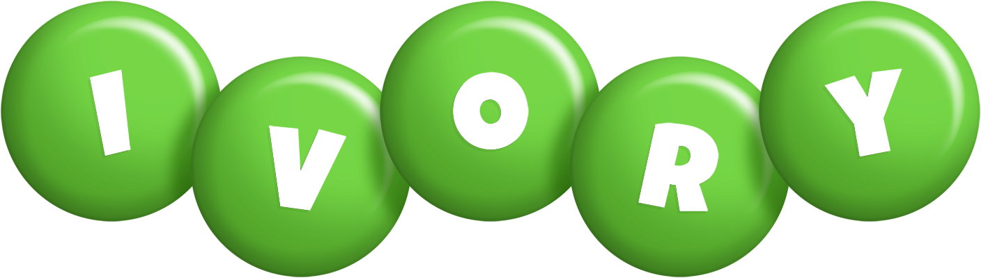 Ivory candy-green logo