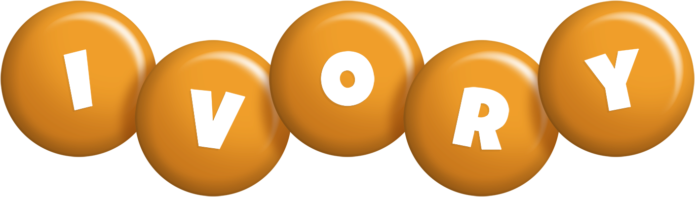 Ivory candy-orange logo