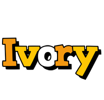 Ivory cartoon logo