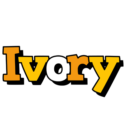 Ivory cartoon logo