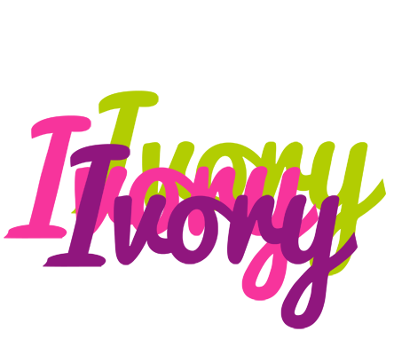 Ivory flowers logo