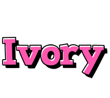 Ivory girlish logo