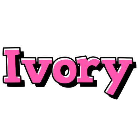 Ivory girlish logo