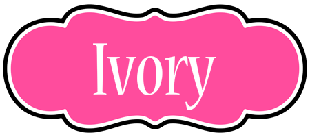 Ivory invitation logo