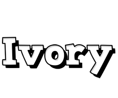 Ivory snowing logo