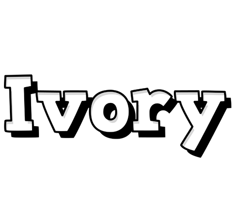Ivory snowing logo