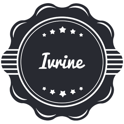 Ivrine badge logo