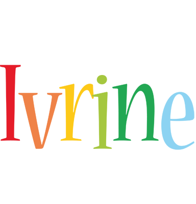 Ivrine birthday logo
