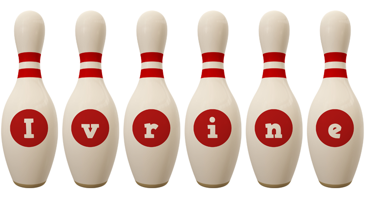 Ivrine bowling-pin logo