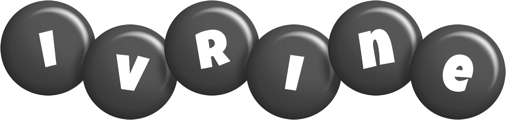 Ivrine candy-black logo