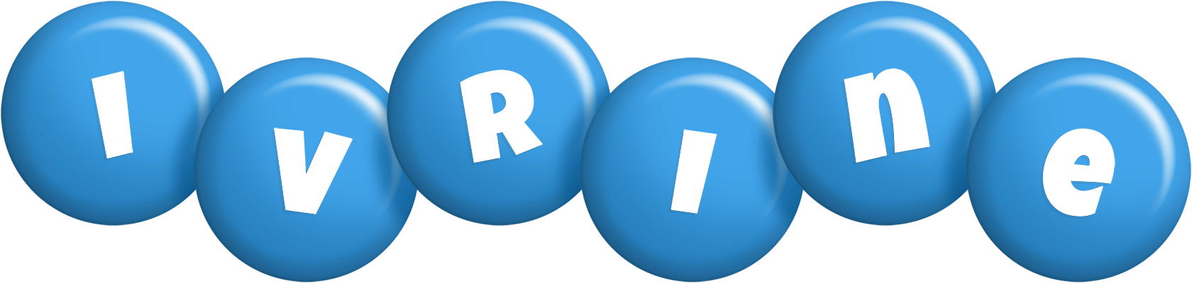 Ivrine candy-blue logo