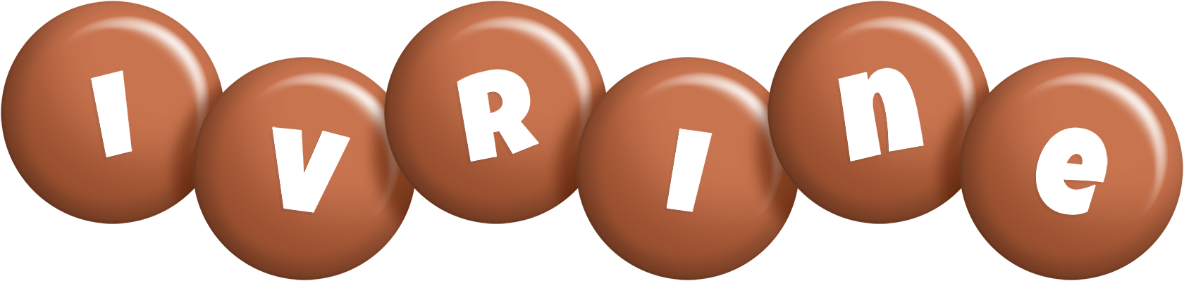 Ivrine candy-brown logo