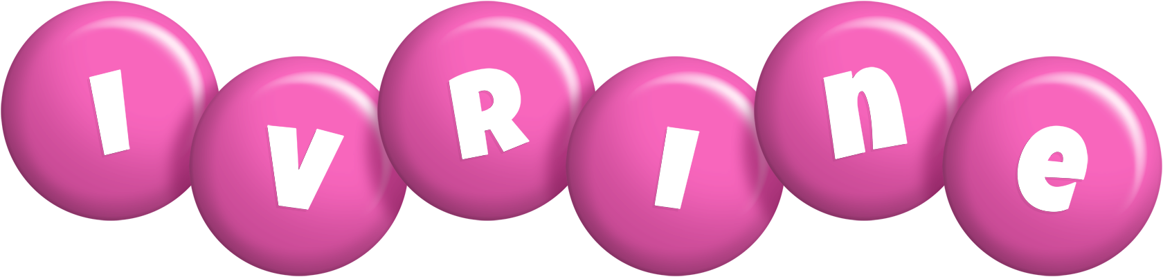 Ivrine candy-pink logo
