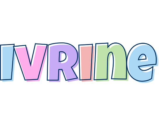 Ivrine pastel logo