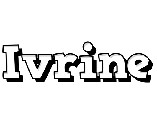 Ivrine snowing logo