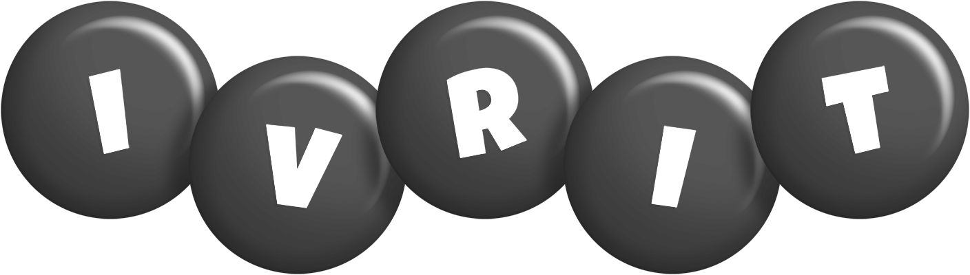 Ivrit candy-black logo