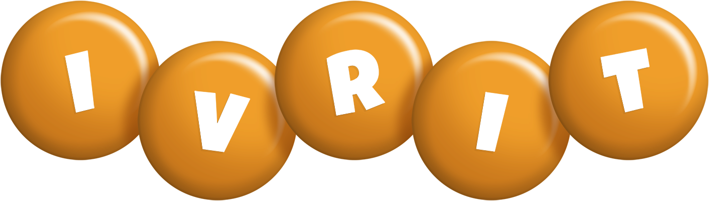 Ivrit candy-orange logo