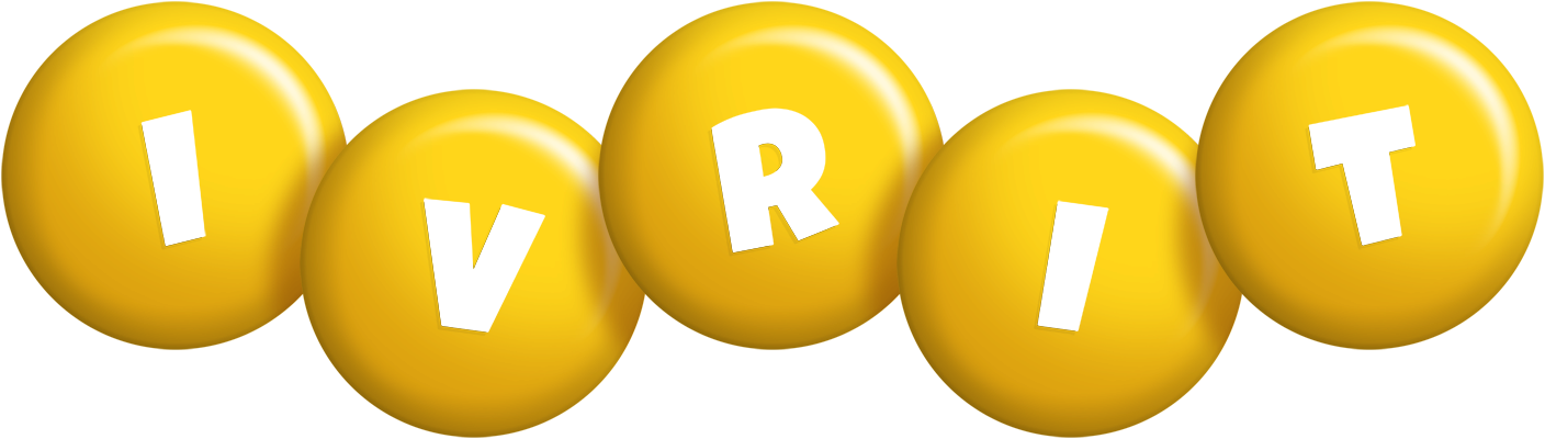 Ivrit candy-yellow logo