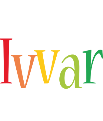 Ivvar birthday logo