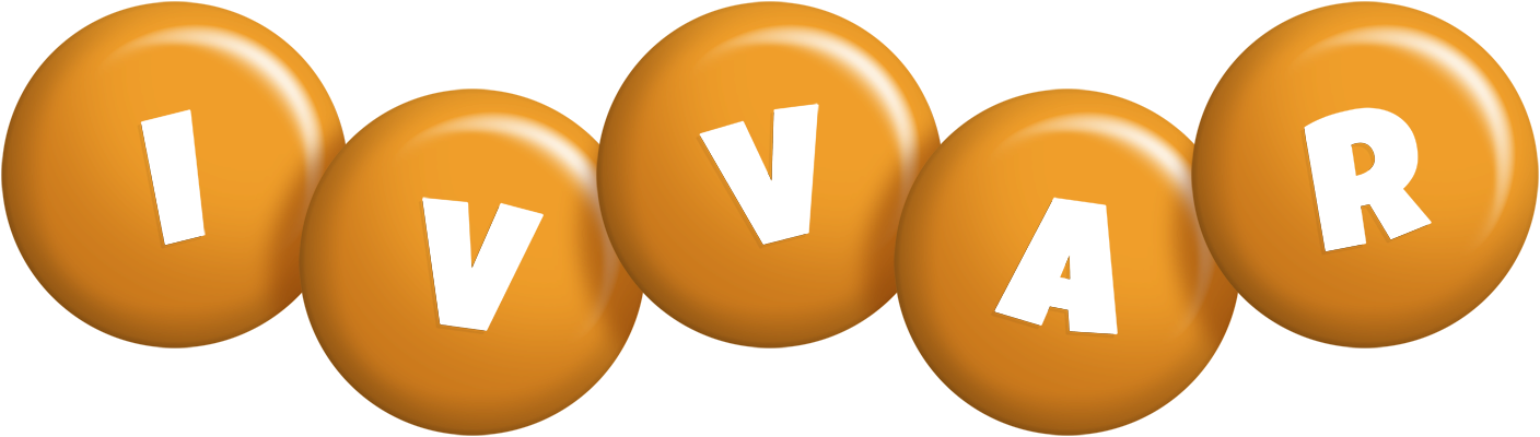 Ivvar candy-orange logo