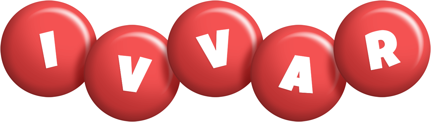 Ivvar candy-red logo