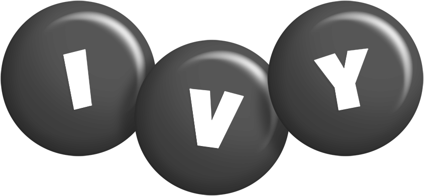 Ivy candy-black logo