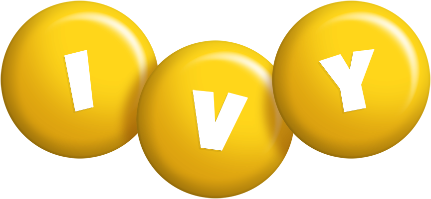 Ivy candy-yellow logo